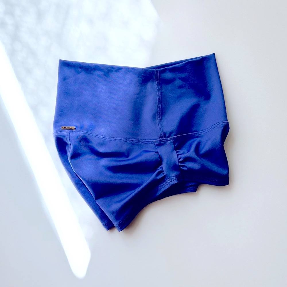 Mika Yoga High-Rise Shorts Periwinkle Dream